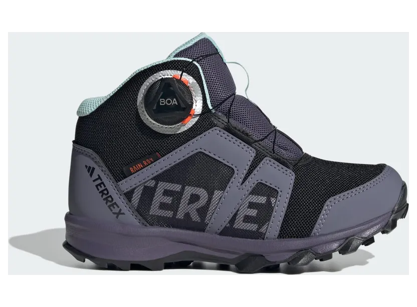 Adidas Terrex BOA Mid RAIN.RDY Hiking Core Black / Cloud White / Preloved Violet (JS2968)