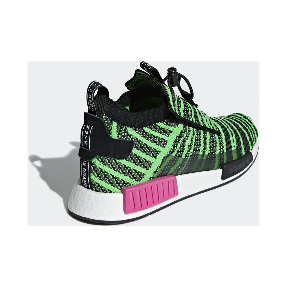 adidas NMD TS1 Watermelon Core Black/Shock Lime/Grey (B37628)