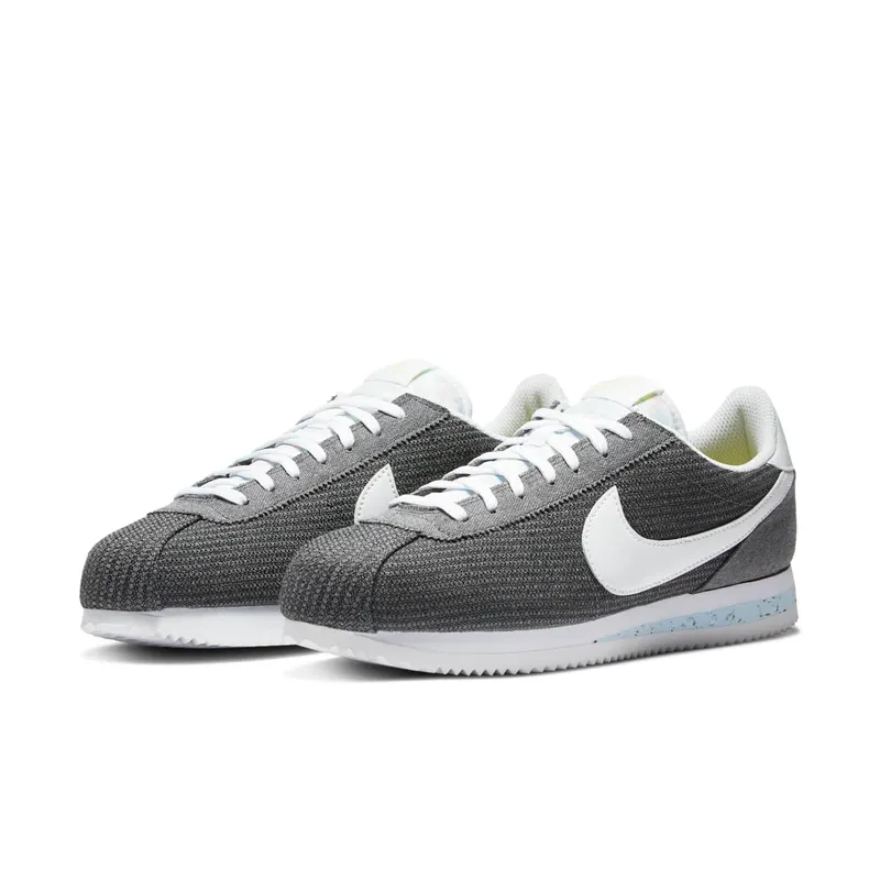 Nike Classic Cortez Recycled Canvas Iron Grey/Barely Volt-White (CQ6663-001)