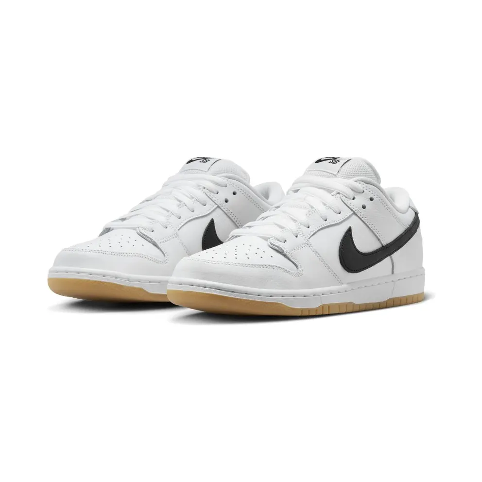 Nike SB Dunk Low Pro White/White/Gum Light Brown/Black (CD2563-101)