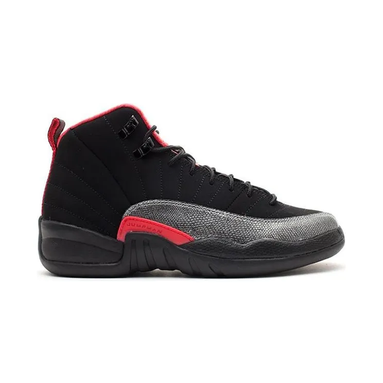 Jordan 12 Retro Black/Siren Red (510815-008)