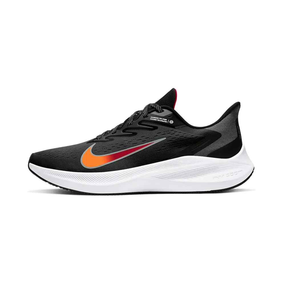 Nike Air Zoom Winflo 7 Black Total Orange (CJ0291-011)