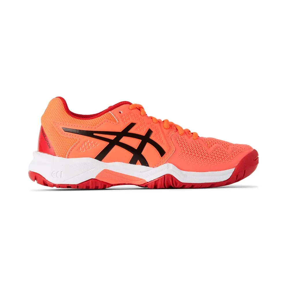 Asics Kids Red Gel-Resolution 8 Big Kids (1044A018-701)
