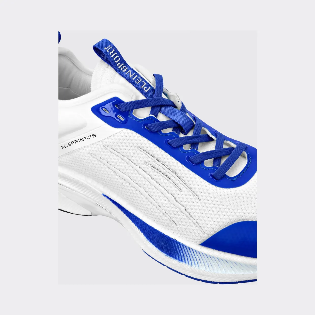 Plein Sport PS/Sprint-78 Two-Tone Mesh Trainers with Printed Logo White 1 (PAESUSC0778STE003N0108) (3)