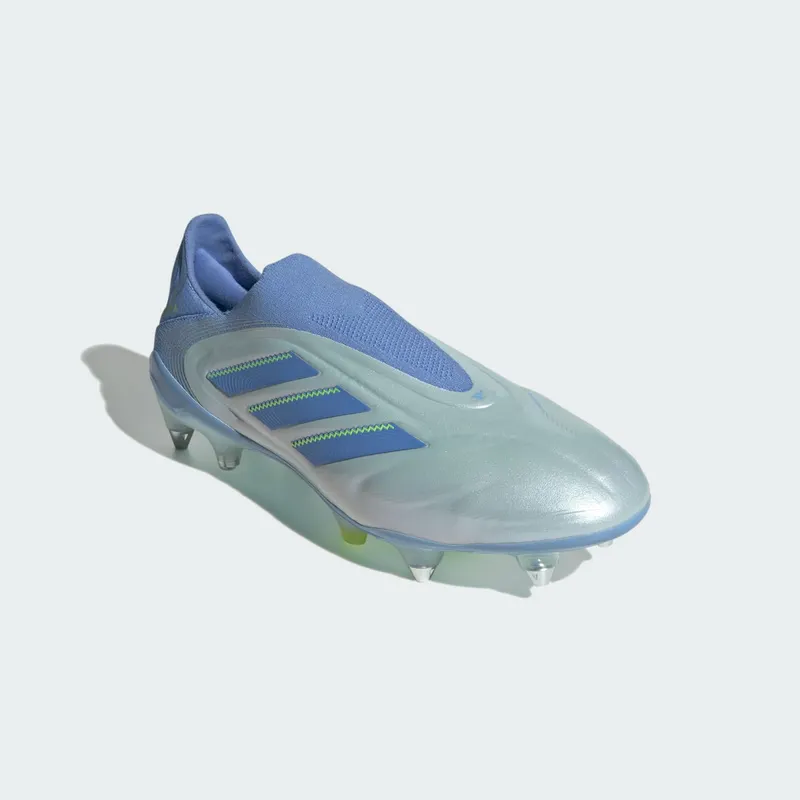 adidas Copa Pure 3 Elite Laceless SG Halo Blue Fusion Lucid Lemon (IH0857)