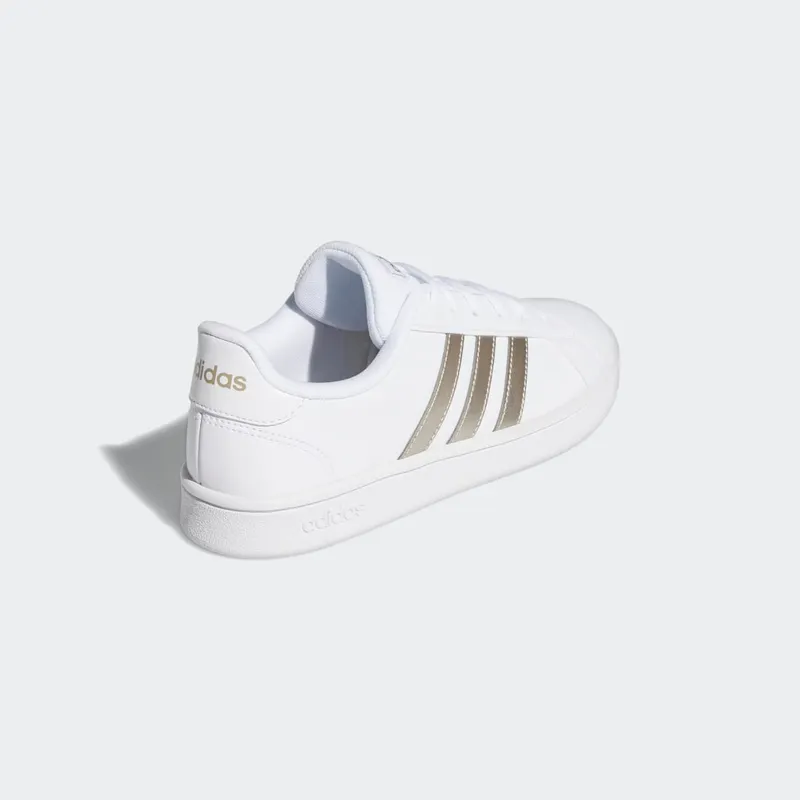 Adidas Grand Court Base Cloud White / Platinum Metallic / Cloud White (EE7874)