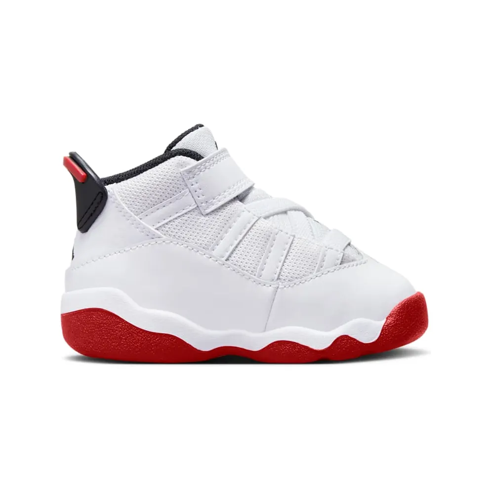 Air Jordan 6 RINGS TD “WHITE UNIVERSITY RED” (323420-160)