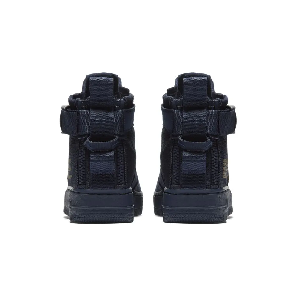 Nike SF Air Force 1 Mid Obsidian Black (GS) Obsidian/Obsidian-Black (AJ0424-400)