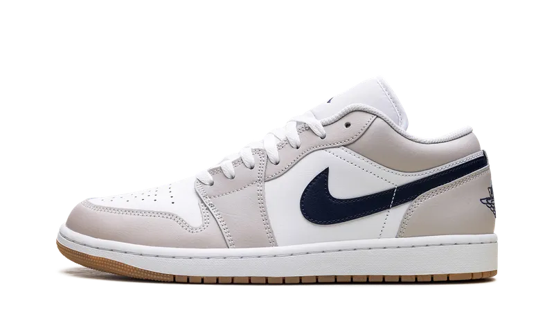 Jordan 1 Low “Midnight Navy Neutral Grey” (553558-146)