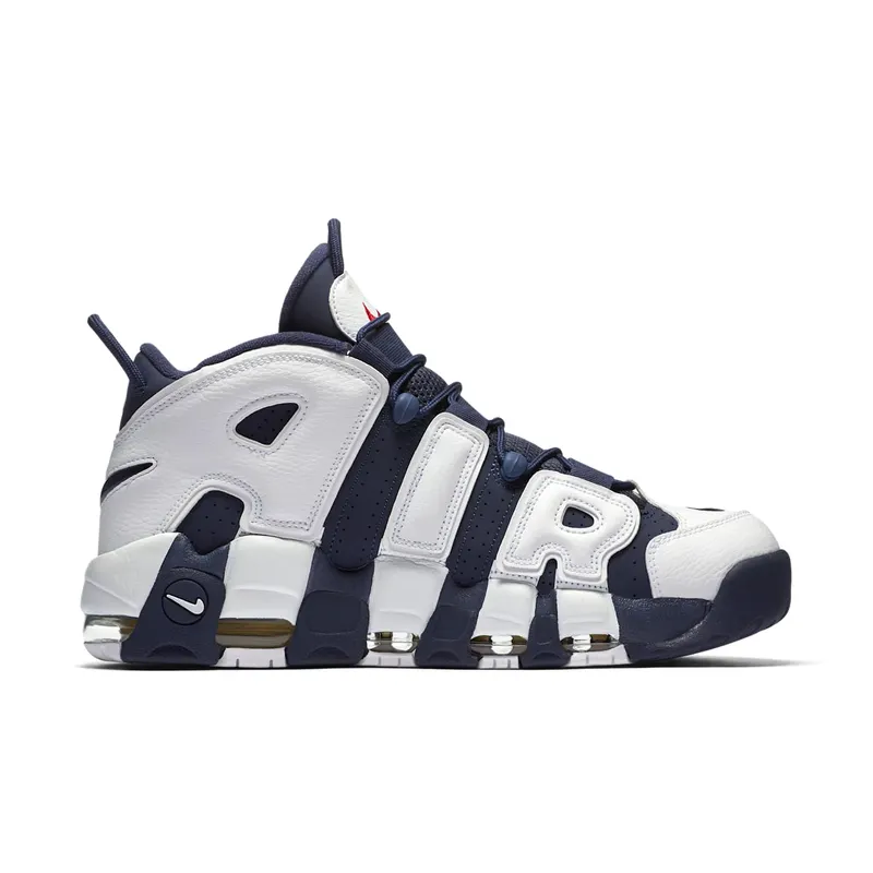 Nike Air More Uptempo Olympic (2020) White/Metallic Gold-University Red-Midnight Navy (414962-104)