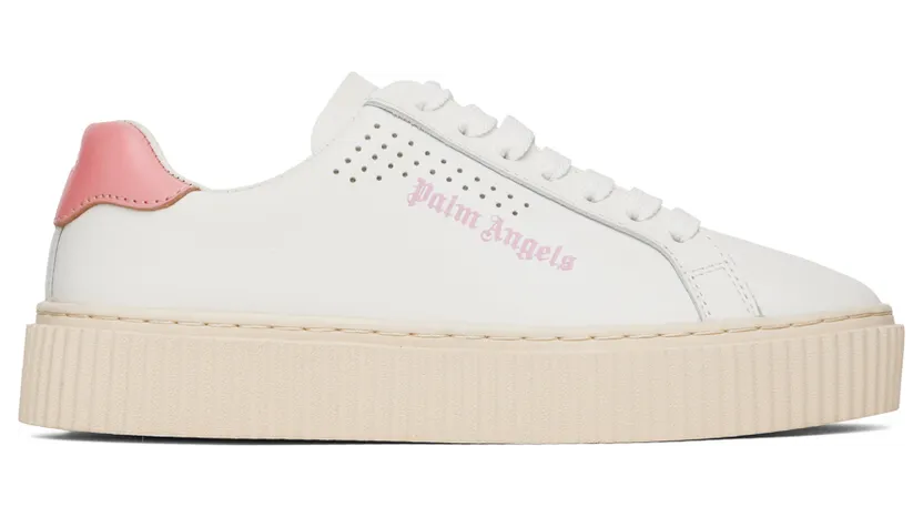 Palm Angels Palm One Platform “White/Pink” (PWIA035F22LEA0030130)