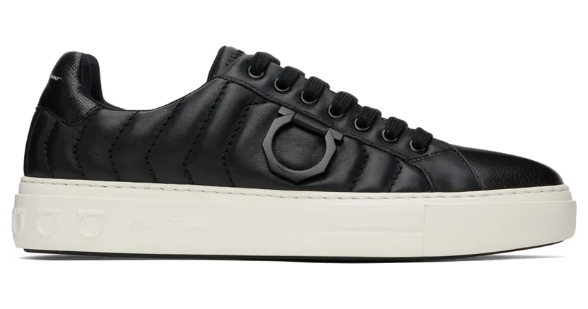 Salvatore Ferragamo Black Laky Sneakers (753821 020776004)