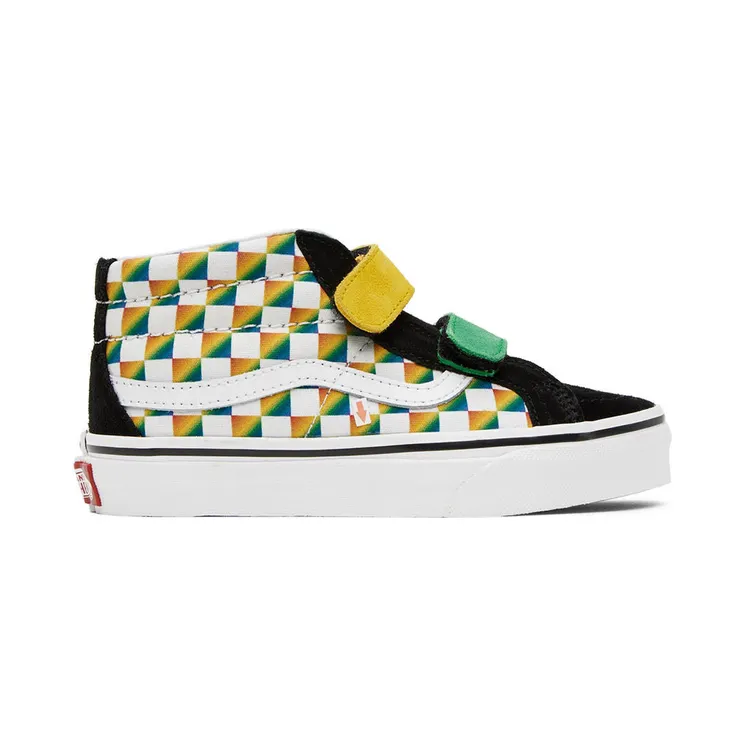 Vans Kids Multicolor Sk8-Mid Reissue V Little Kids Sneakers (VN0A38HHBLK)