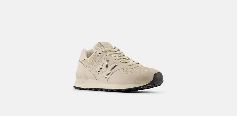 New Balance 574 White Bone Croc (WL574PBK)