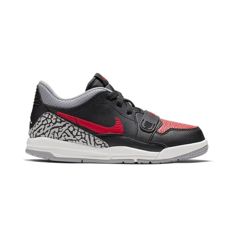 Jordan Legacy 312 Low Bred Cement (PS) Black/Gym Red-Black-Cement Grey (CD9055-006)