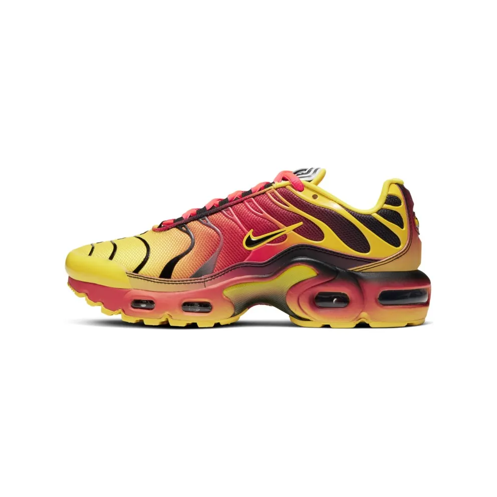 Nike Air Max Plus Fade Chrome Yellow Bright Crimson (GS) Chrome Yellow/Bright Crimson-Black (CT0962-700)