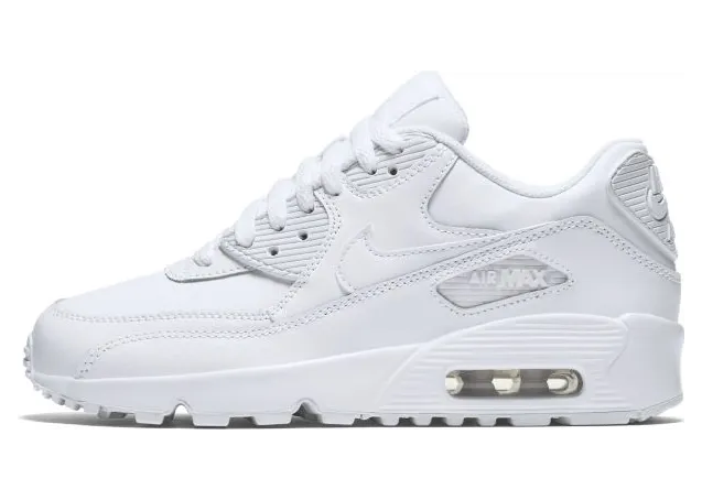 Nike Air Max 90 Leather GS White (833412-100)