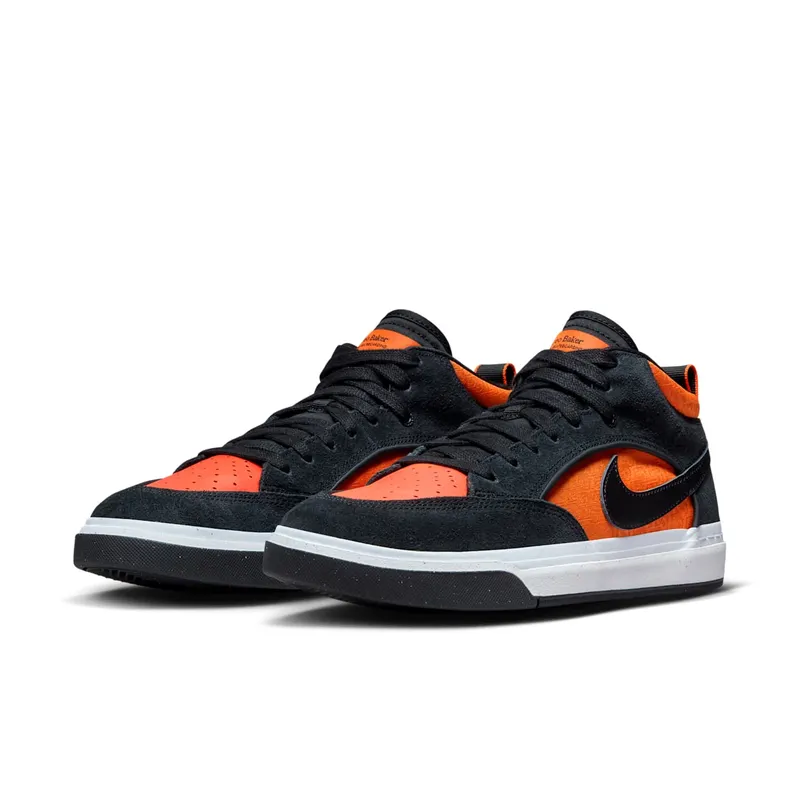 Nike SB React Leo Black Electro Orange (DX4361-002)