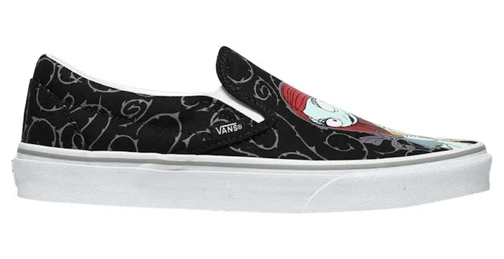 Vans Classic Slip-On The Nightmare Before Christmas Jack and Sally (VN0A4BV3TA3)