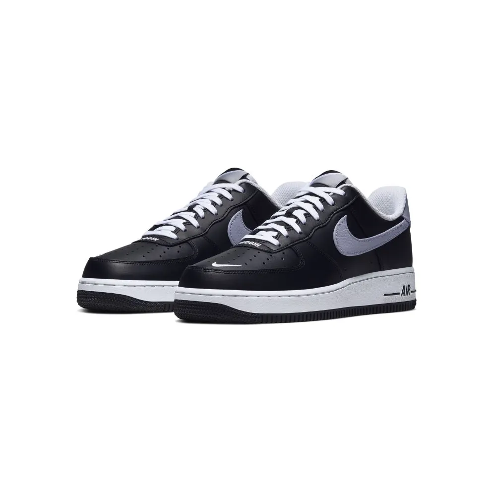 Nike Air Force 1 Low Swoosh Pack Black Black/Cool Grey-White (CJ8731-001)