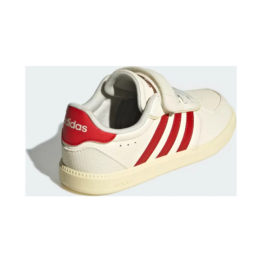adidas Breaknet Sleek Shoes Kids “Off White / Better Scarlet / Warm Vanilla” (JQ3061)