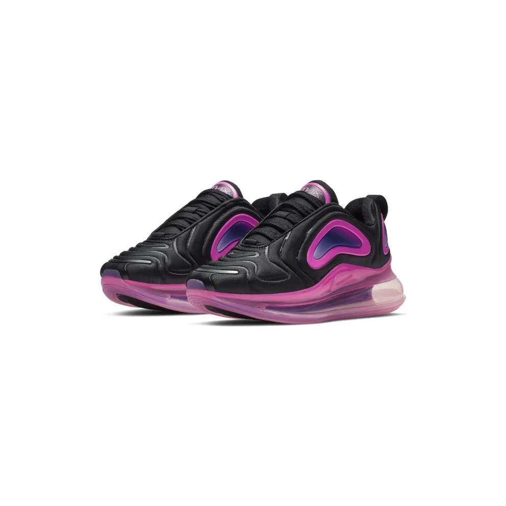 Nike Air Max 720 Black Laser Fuchsia (GS) Black/Laser Fuchsia-Regency Purple-Black (AQ3196-007)