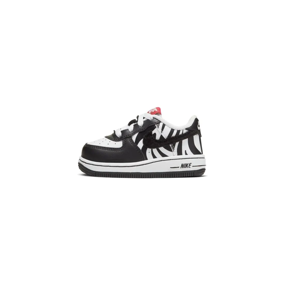 Nike Air Force 1 Low Zebra (TD) White/Black (CU4691-100)