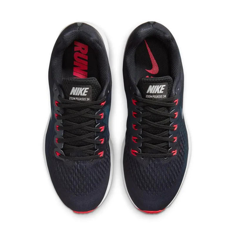 Nike Air Zoom Pegasus 34 Black Red Orbit (880555-014)