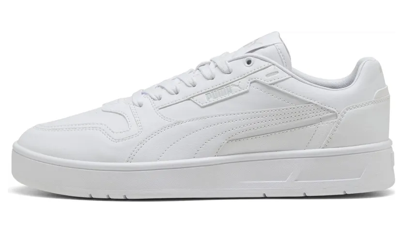 Puma Court Classic Street “Puma White / Puma White / Cool Light Gray” (400196_08)
