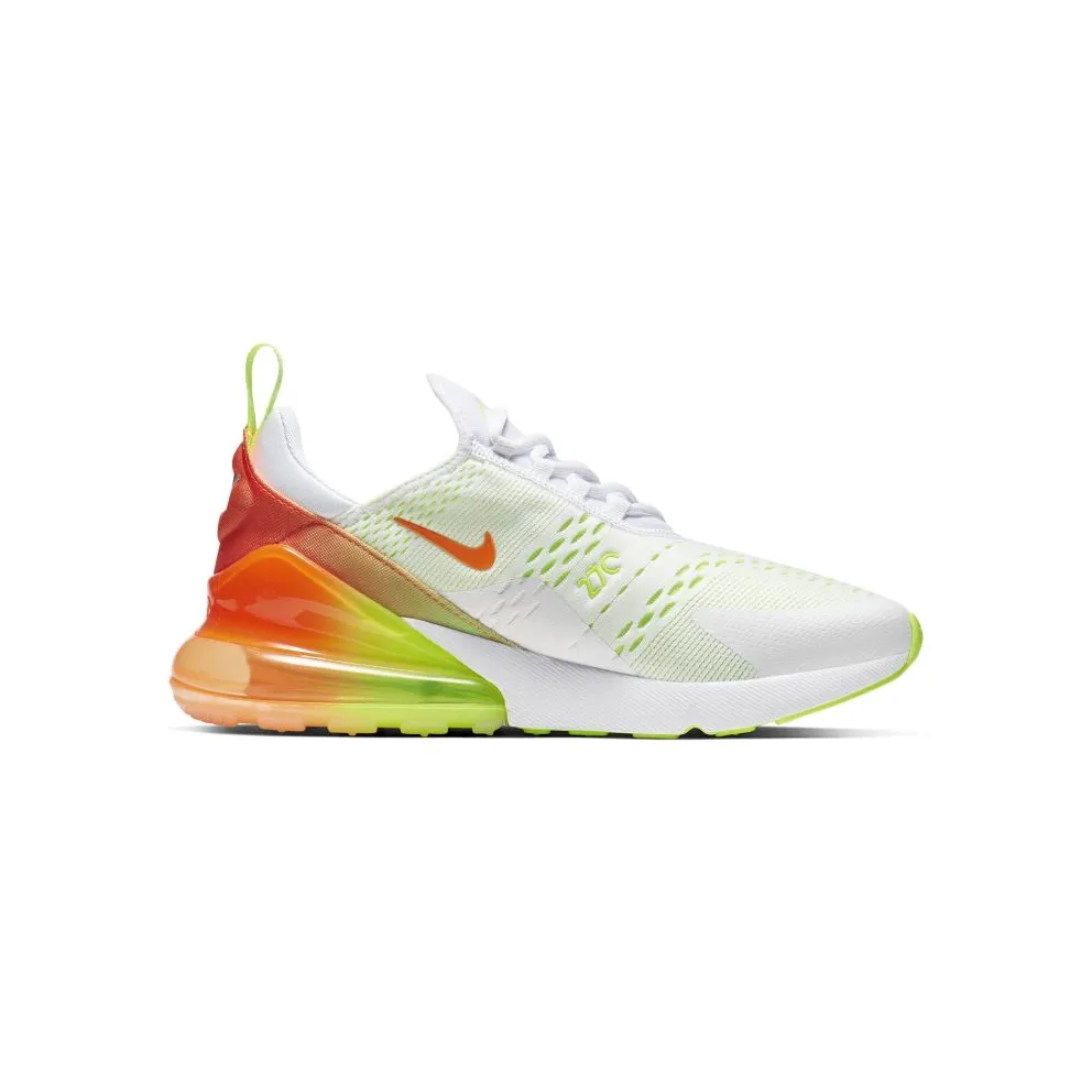 Nike Air Max 270 White Gradient White/Lime-Orange (CN7077-181)