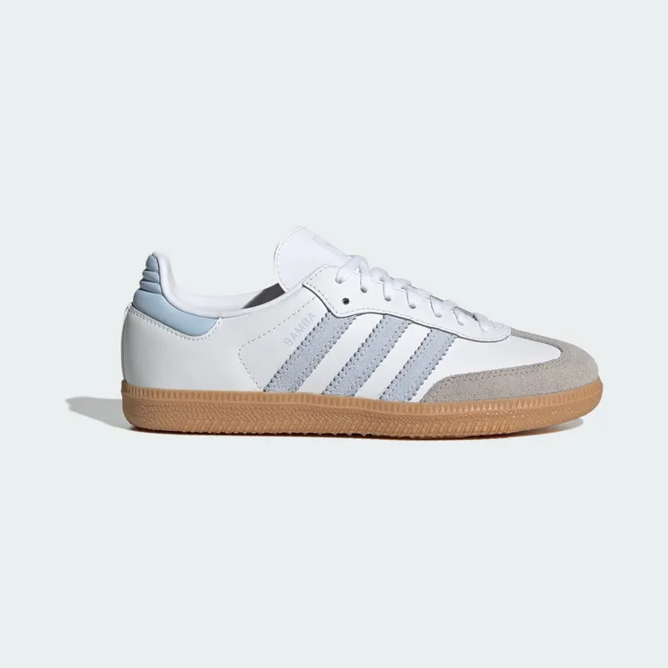 Adidas Samba OG GS “White Crystal Sky Gum” (JQ2019)