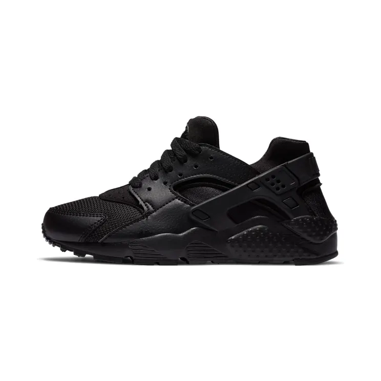 Nike Air Huarache Run Triple Black 2019 (GS) “Black” (654275-016)
