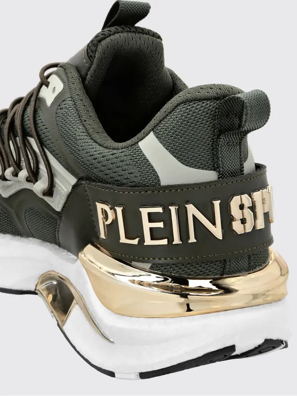 Plein Sport Air Pressure Gen. X.04 Low-Top Sneakers in Mesh with Chunky Sole Gold (SAESUSC0736STE003N6593) (2)