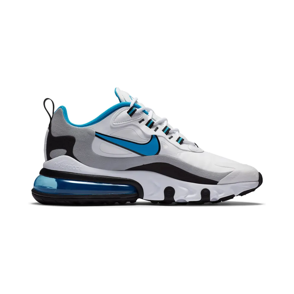 Nike Air Max 270 React White Sky Blue White/Black/Grey (CT1280-101)
