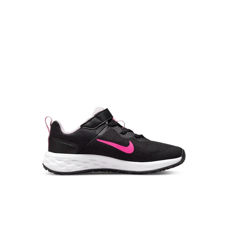 Nike Revolution 6 Younger Kids’ Black 50% Sustainable Materials (DD1095-007)