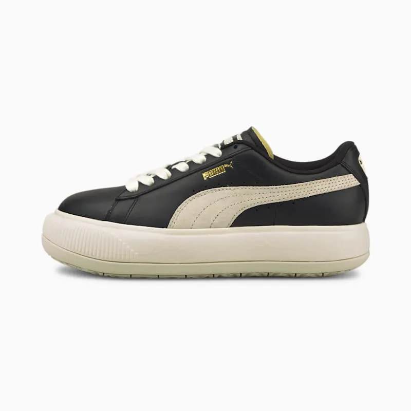 Puma Suede Mayu leren Women White/Black (381042-02)