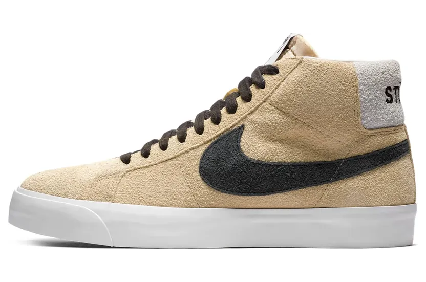 Nike SB x Stussy Blazer Mid “Midwest Gold / Black” (AH6158-700)