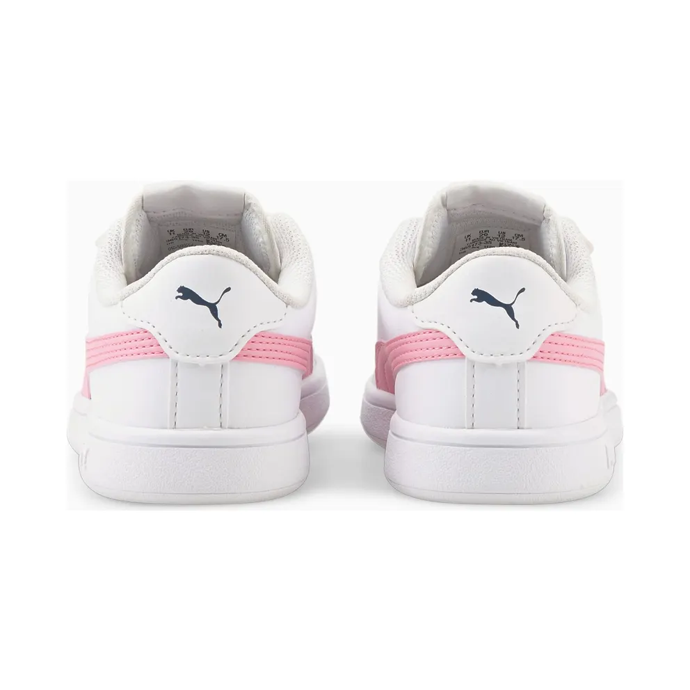 Puma Smash v2 Leather sportscchoenen White/Pink (365173-35)