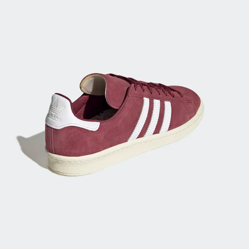 Adidas Campus 80s Collegiate Burgundy / Cloud White / Off White (FZ6152)