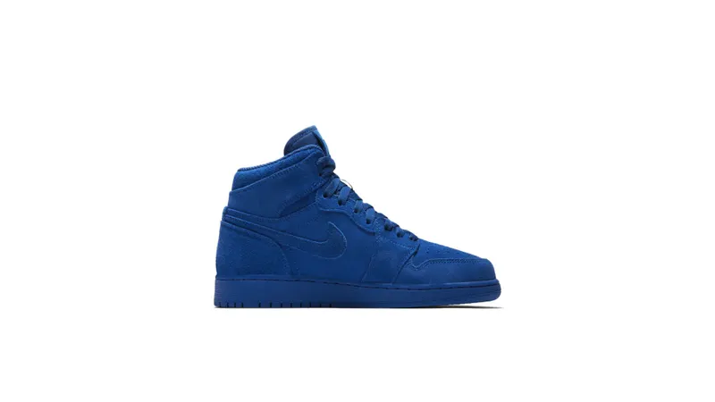 Jordan 1 Retro Blue Suede (GS) Team Royal/Team Royal (705300-404)