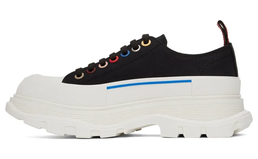 Alexander McQueen Black & Multicolor Treadslick Sneakers (604257W4MVG1522) (3)