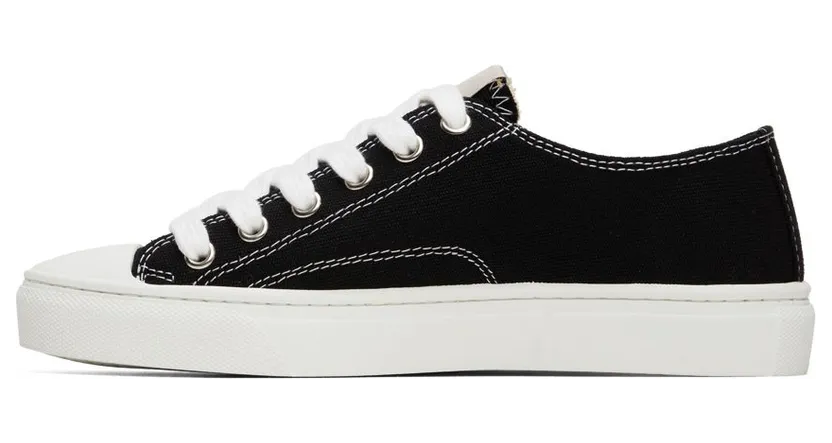 Vivienne Westwood Black Plimsoll Low-Top 2.0 N401 Black (75020005W-W0004-) (3)