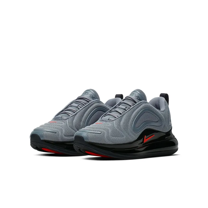 Nike Air Max 720 Cool Grey Bright Crimson (GS) Cool Grey/Bright Crimson-Black (CQ0360-001)