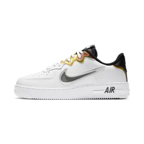 Nike Air Force 1 React ‘White Iridescent’ White/Glow/Black/Multi-Color (CN9838-100)