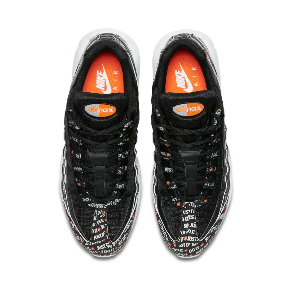 Nike Air Max 95 Just Do It Pack Black Black/Black-White-Total Orange (AV6246-001)