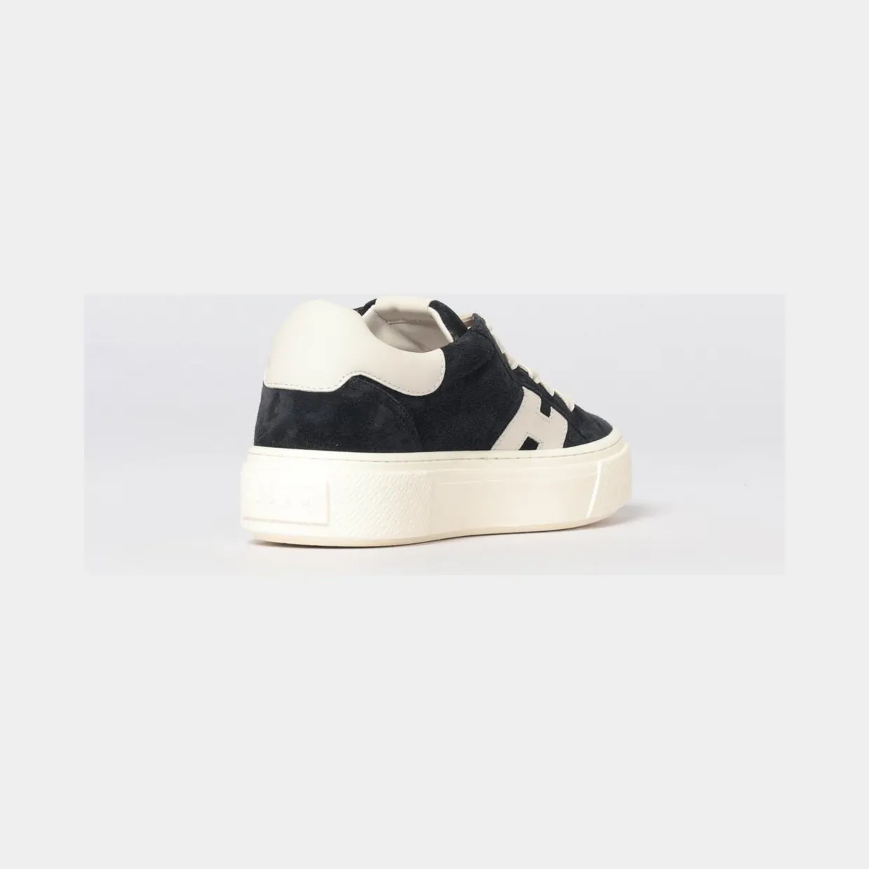 Hogan Crosswind Platform Suede Sneakers Black (HXW7050GB00UHO01OX) (2)