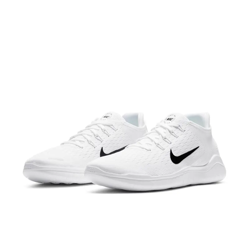 Nike Free RN 2018 White White/Black (942836-100)