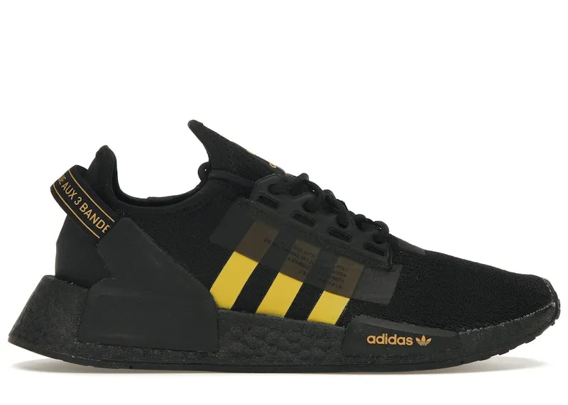 adidas NMD R1 V2 Core Black Solar Gold (GX3849)