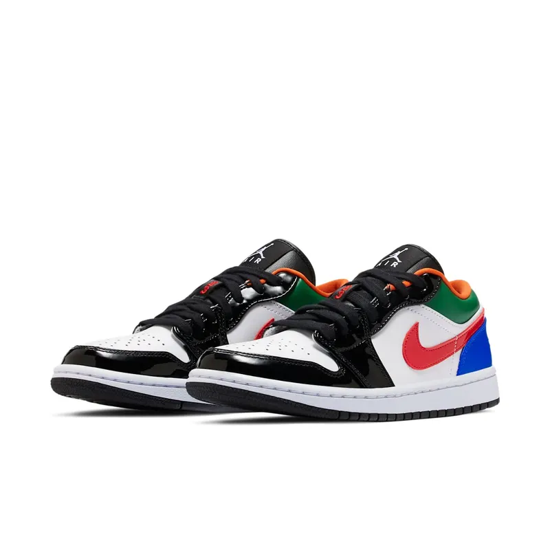 Air Jordan WMNS 1 Low Multi-Color Black Toe (2020) (CZ4776-101)