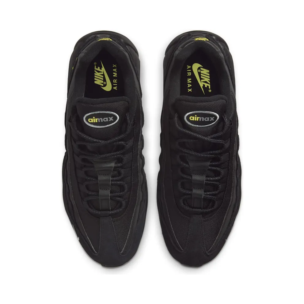 Nike Air Max 95 “Black / Metallic Cool Grey / Yellow Strike” (DO6704-001)